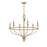 Savoy House Charter 6-Light Chandelier, Warm Brass/Rope