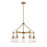 Savoy House Lakewood 5-Light Chandelier, Warm Brass - 1-1832-5-322