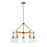 Savoy House Lakewood 5-Light Chandelier, Warm Brass