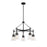 Savoy House Lakewood 5-Light Chandelier, Matte Black