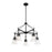 Savoy House Lakewood 5-Light Chandelier, Matte Black