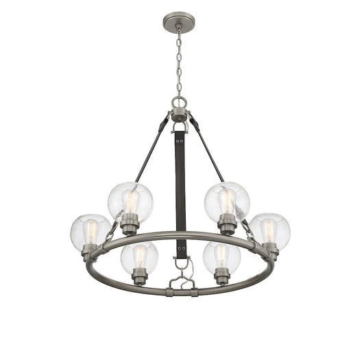 Savoy House Bozeman 6-Light Chandelier, Antique Nickel