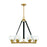 Savoy House Bozeman 6-Light Chandelier, Warm Brass - 1-1838-6-322