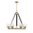 Savoy House Bozeman 6-Light Chandelier, Warm Brass