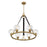 Savoy House Bozeman 6-Light Chandelier, Warm Brass