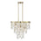 Savoy House Livorno 4-Light Chandelier, Noble Brass - 1-1846-4-127