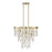 Savoy House Livorno 4-Light Chandelier, Noble Brass