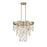 Savoy House Livorno 4-Light Chandelier, Noble Brass