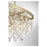 Savoy House Livorno 8 Light Linear Chandelier, Noble Brass