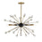 Savoy House Ariel 6-Light Chandelier, Como Black/Gold Accents - 1-1857-6-62