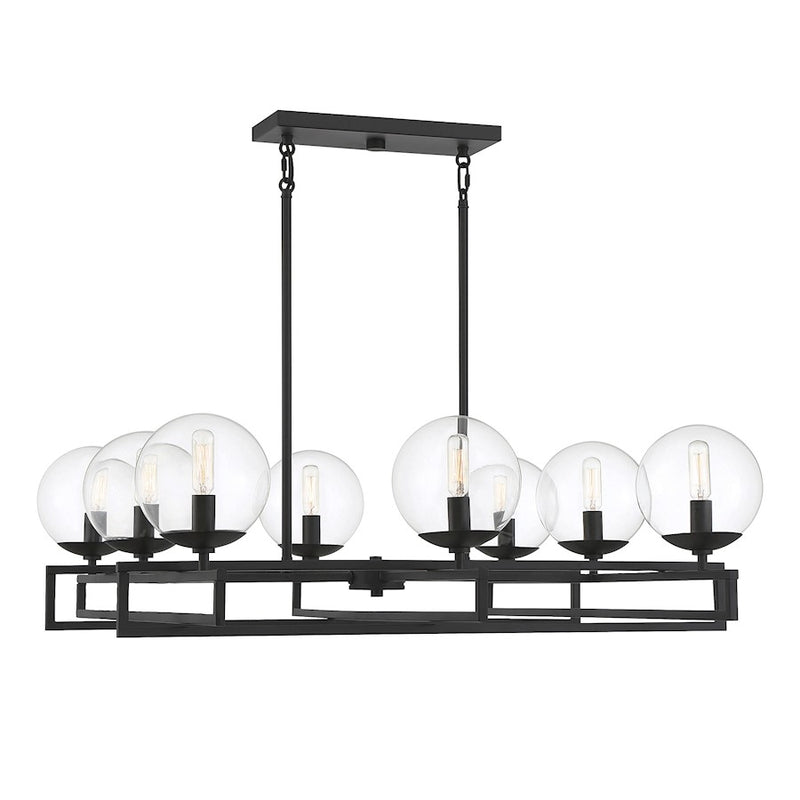 Savoy House Crosby 8-Light Chandelier, Matte Black