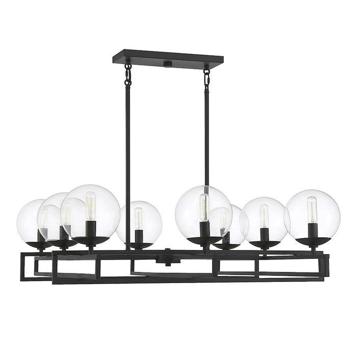 Savoy House Crosby 8-Light Chandelier, Matte Black