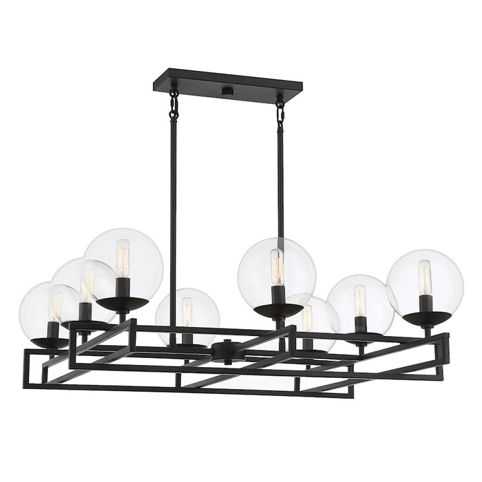 Savoy House Crosby 8-Light Chandelier, Matte Black