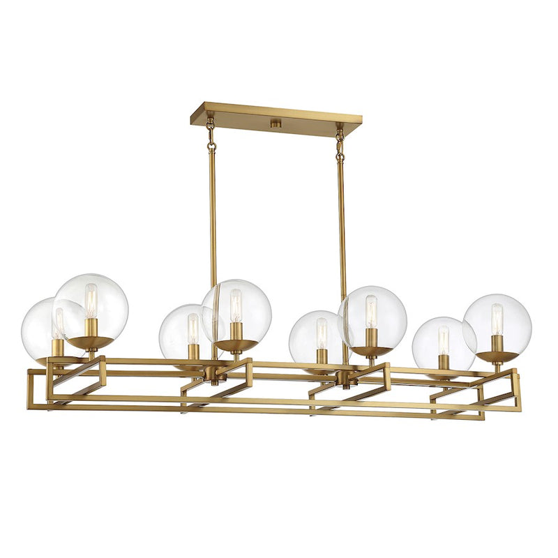 Savoy House Crosby 8 Light Linear Chandelier