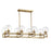 Savoy House Crosby 8 Light Linear Chandelier