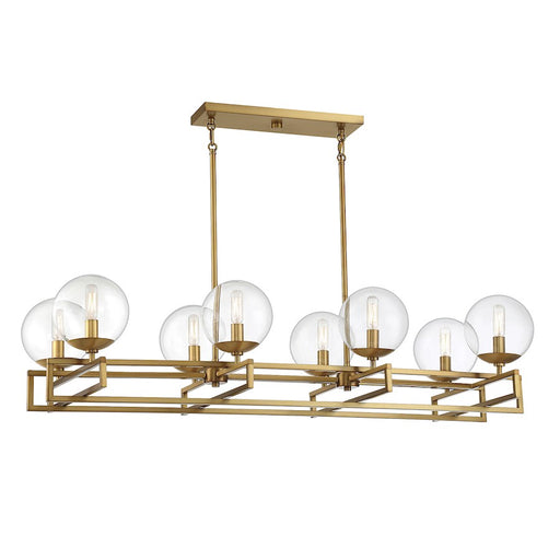 Savoy House Crosby 8 Light Linear Chandelier