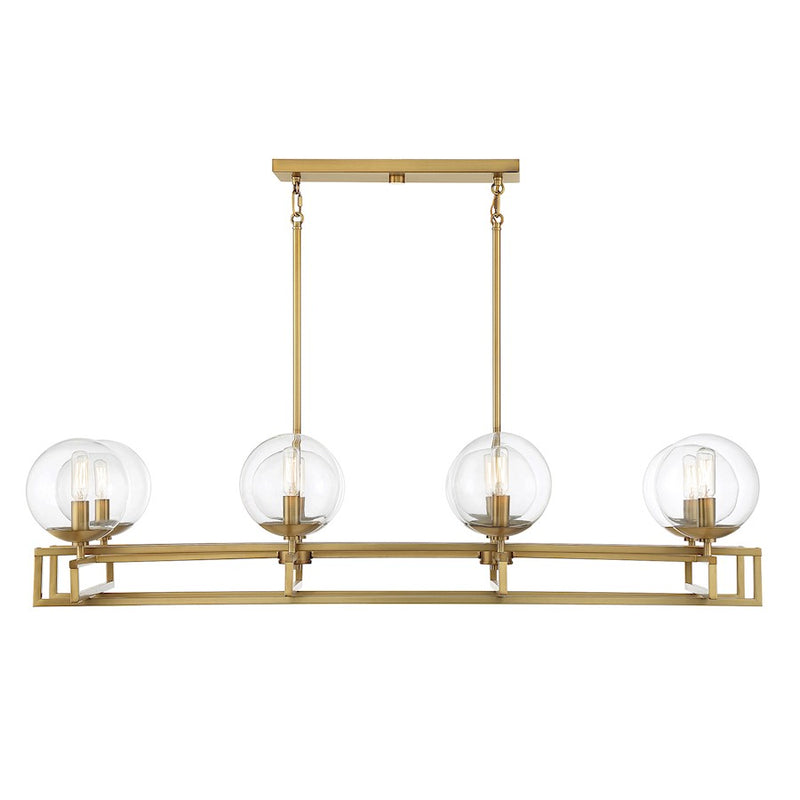 Savoy House Crosby 8 Light Linear Chandelier