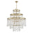 Savoy House Luna 15-Light Chandelier, Warm Brass