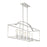 Savoy House Palladian 5-Light Linear Chandelier, Satin Nickel