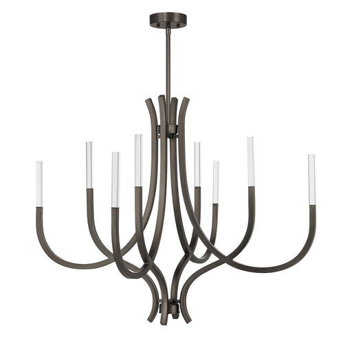 Savoy House Bradford 8Lt Chandelier, Bronze/Clear