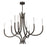 Savoy House Bradford 8Lt Chandelier, Bronze/Clear