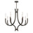 Savoy House Bradford 8Lt Chandelier, Bronze/Clear