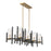 Savoy House Midland 6Lt Chandelier, Black/Brass