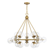 Savoy House Orion 15-Light Chandelier, Warm Brass - 1-1932-15-322