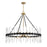 Savoy House Orion 15-Light Chandelier, Warm Brass