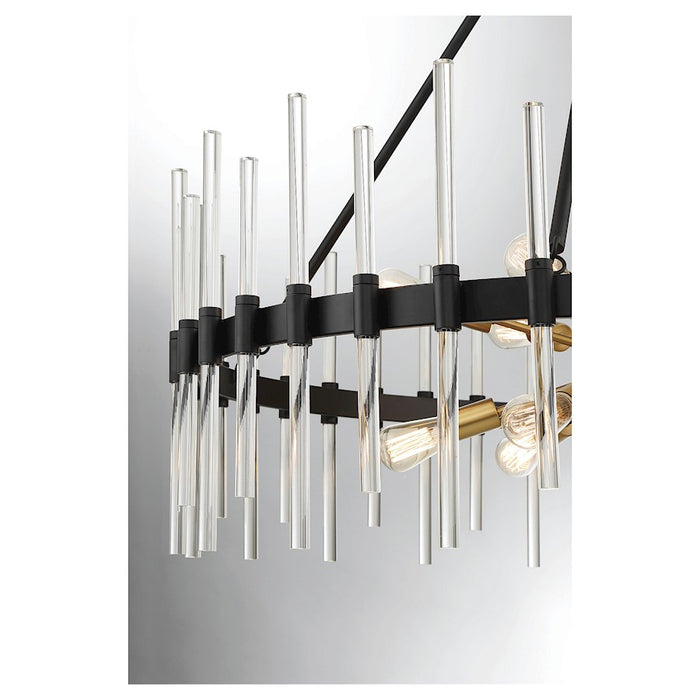 Savoy House Orion 15-Light Chandelier, Warm Brass