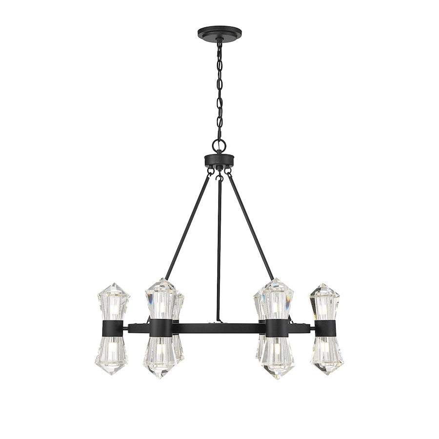 Savoy House Dryden Chandelier, Matte Black