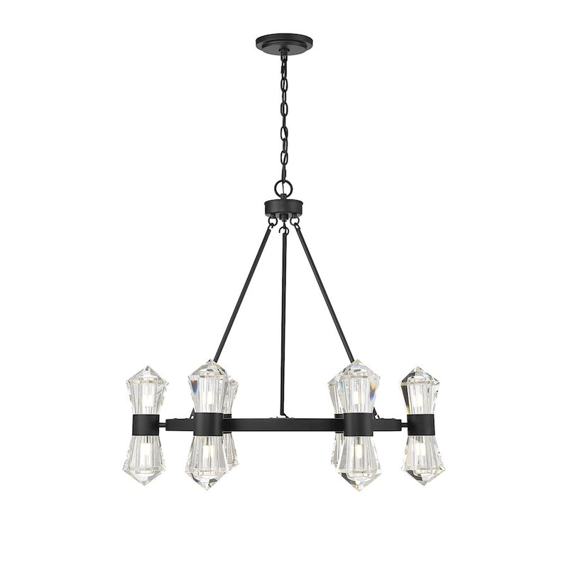 Savoy House Dryden Chandelier, Matte Black