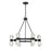 Savoy House Dryden Chandelier, Matte Black