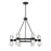 Savoy House Dryden 12-Light LED Chandelier, Matte Black