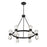 Savoy House Dryden 12-Light LED Chandelier, Matte Black