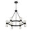 Savoy House Dryden Chandelier, Matte Black