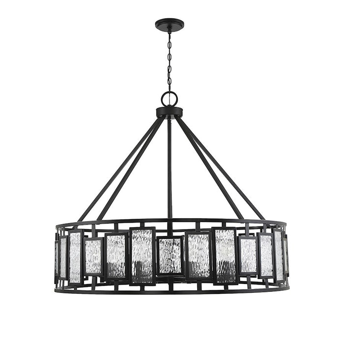 Savoy House Deandre 10-Light Chandelier, Matte Black