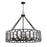 Savoy House Deandre 10-Light Chandelier, Matte Black