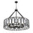 Savoy House Deandre 10-Light Chandelier, Matte Black