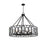 Savoy House Deandre 10-Light Chandelier, Matte Black