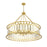 Savoy House Daintree 10-Light Chandelier, True Gold