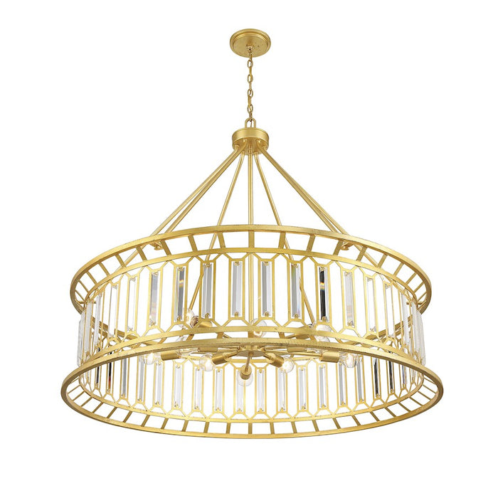 Savoy House Daintree 10-Light Chandelier, True Gold