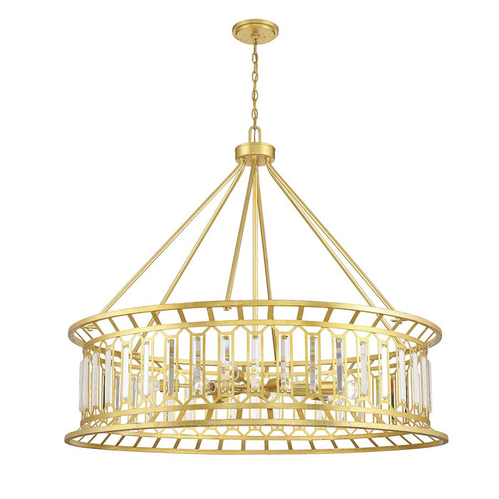 Savoy House Daintree 10-Light Chandelier, True Gold