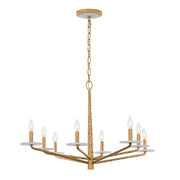 Savoy House Judi 8 Lt Chandelier, Distressed Gold - 1-1965-8-60