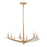 Savoy House Judi 8 Lt Chandelier, Distressed Gold - 1-1965-8-60