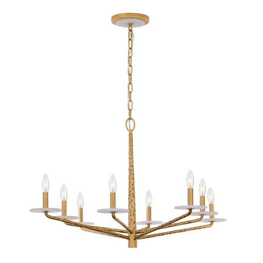 Savoy House Judi 8 Lt Chandelier, Distressed Gold - 1-1965-8-60