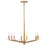 Savoy House Judi 8 Lt Chandelier, Distressed Gold