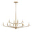 Savoy House Judi 12 Lt Chandelier, Distressed Gold