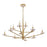 Savoy House Judi 12 Lt Chandelier, Distressed Gold