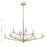 Savoy House Judi 12 Lt Chandelier, Distressed Gold